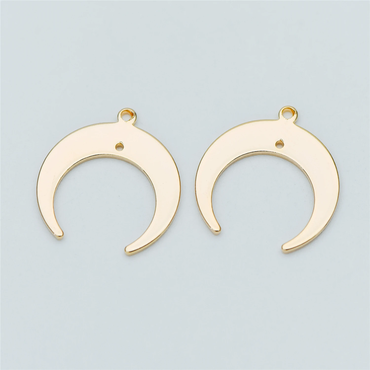 10pcs Gold Moon Charms 19x18mm Tone Brass Connector Pendants (GB-618) | Украшения и аксессуары