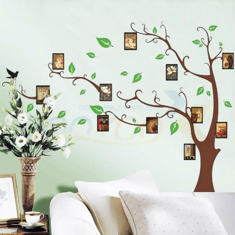 

Family Photo Frame Forever Memory Original PVC Creative Hot Selling Wall Decals Stickers ZYPB-803