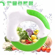 Envío Libre del Balanceo Circular Cuchillo Cuchillo de Cocina Vegetal Cortador Anular Circular Cortador de Rueda de Pizza Cortador de Carne