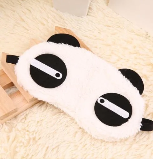 Классный милый дизайн плюшевый панда лицо глаз путешествия спальный мягкий глаз маска повязка на глаза тени для век портативный спальный глаз крышка - Цвет: Askant Panda