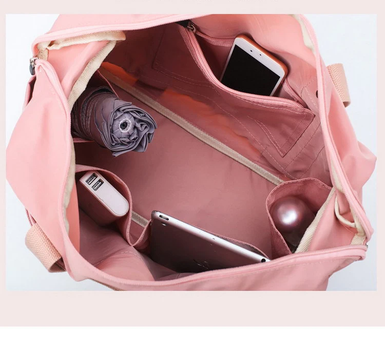 Новая повседневная мужская сумка для фитнеса Водонепроницаемая оксфордская Большая вместительная сумка для багажа Женская Портативная сумка для путешествий на короткие расстояния