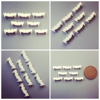 

laser cut acrylic vampire fangs cabochons