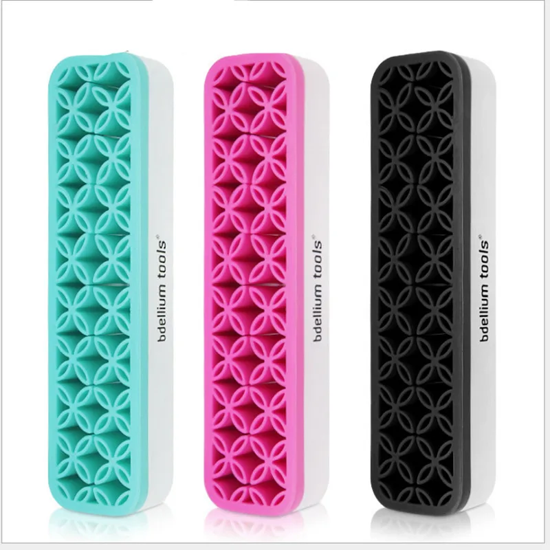20PCSJapan and Korea creative dedicated placement of cosmetics box, silicone makeup brush, shelf beauty tools