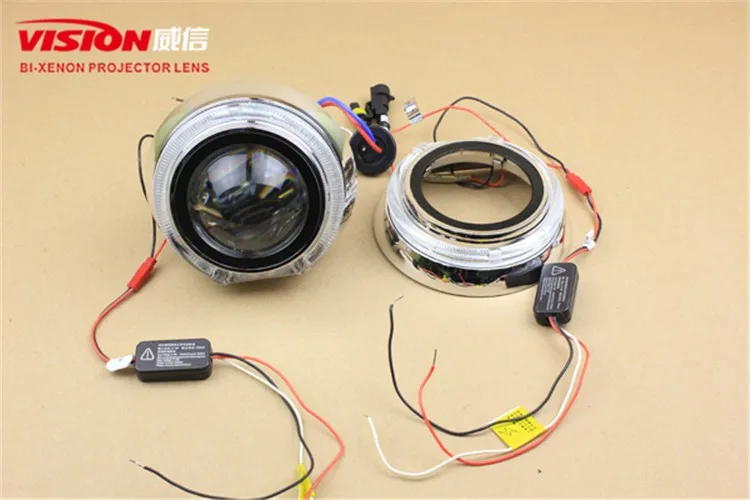 High Low Beam Angel Eyes Projector Lens