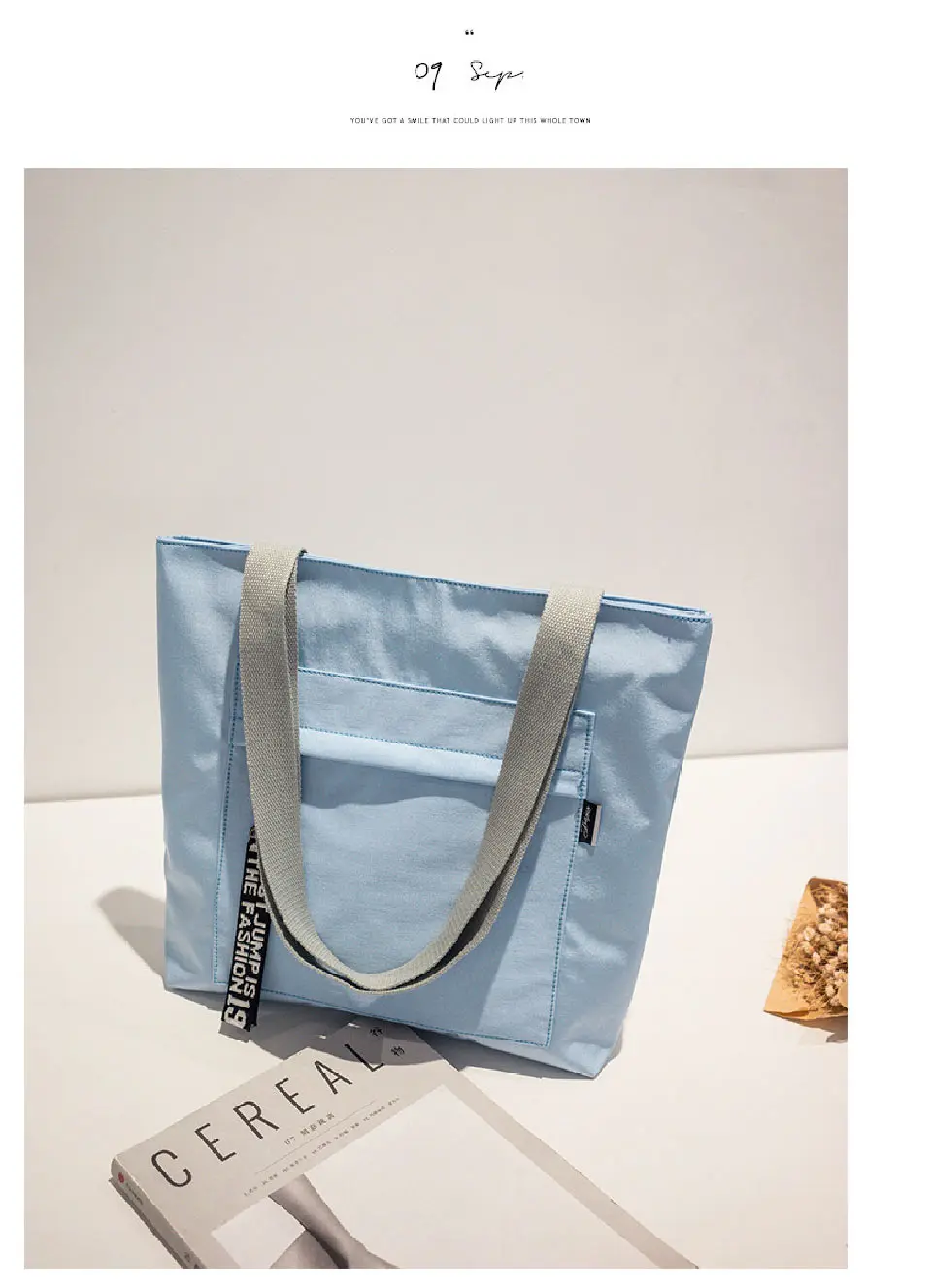 Водонепроницаемая сумка, ткань Оксфорд, сумка на плечо, Sen, Литературная женская сумка, Корейская версия диких сумок