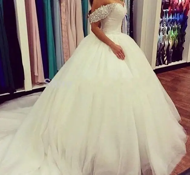 

2015 Elegant Plus Size Spring Wedding Dress ball gowns cap sleeve crystal Garden Met Gala Tulle Custom sweetheart Bridal Gowns
