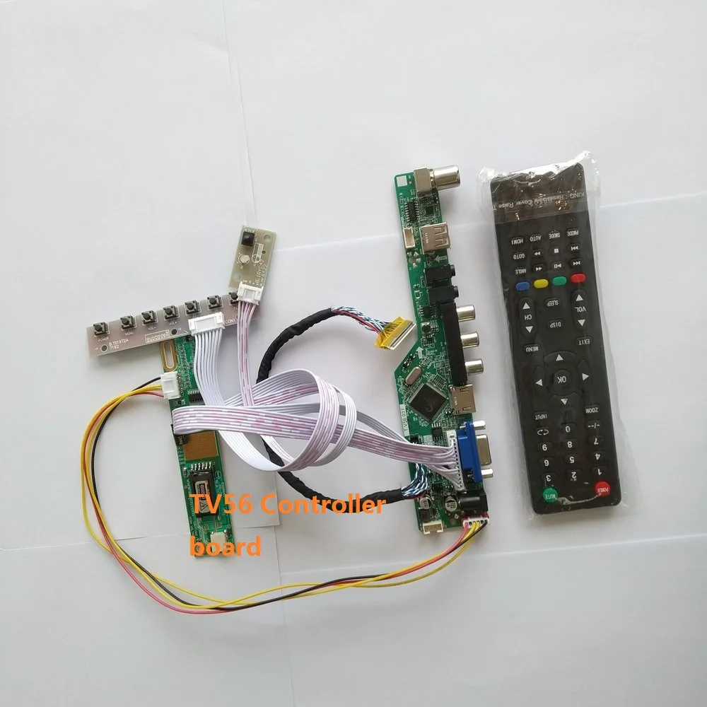 Для LP133WX1(TL)(A1) AV VGA 20pin модуль ТВ плата контроллера цифровой сигнал 1 лампы 13 3