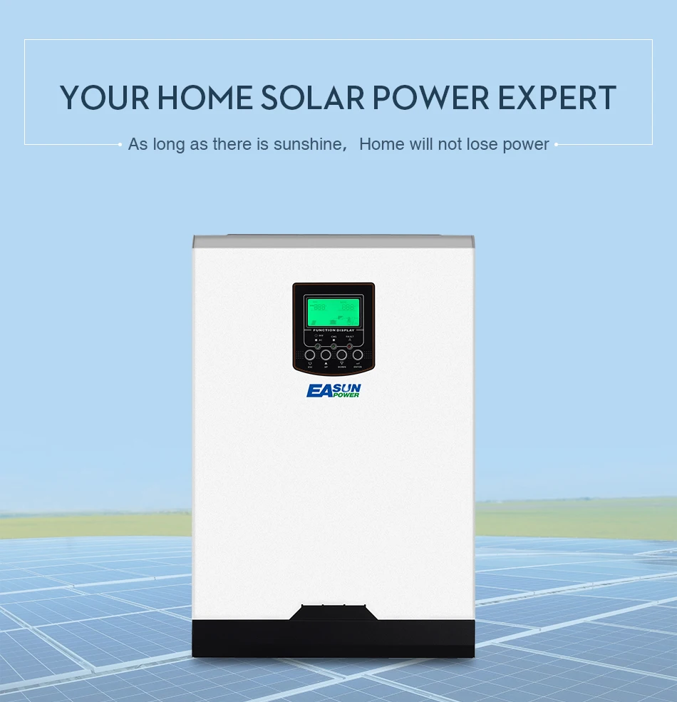 EASUN POWER 5000W Solar Inverter 60A MPPT 48V 220V Off Grid Inverter 5Kva Hybrid Inverter Pure Sine Wave Inverter 60A AC Charge_03