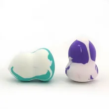 1 шт. Pro основы красоты для макияжа 3D Miter Calabash губка слоеный натуральный мягкий коврик для чистки лица Puff esponja de maquiagem