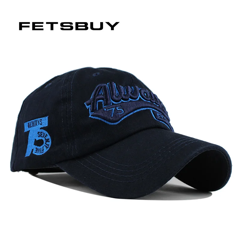 FETSBUY Fitted Cotton Baseball Cap Snapback Hat For Men Women Men'S Sun