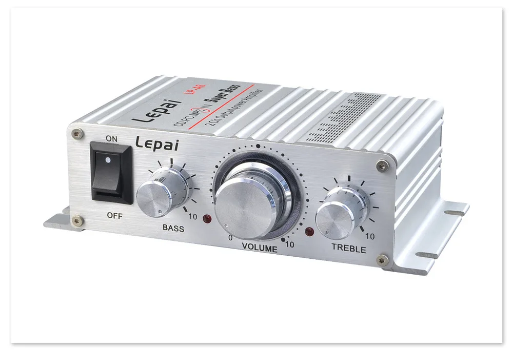 LP A6 convenient mini car amplifier 12V MP3 small amplifier Low power 2