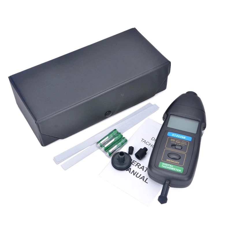 SH-CHEN Contact Tachometer 3in1 Handhold LCD Digital Tachometer Wide Measuring Range Speedometer DT2236B Electronic Testing Equipment Tachometers SH-CHEN Contact Tachometer 3in1 Handhold LCD Digital Tachometer Wide Measuring Range Speedometer DT2236B Electronic Testing Equipment Tachometers