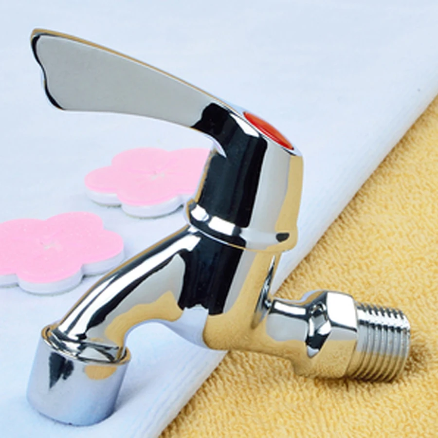 DN15 G 1/" BSP Мужская хромированная латунь кран с рот фильтр листья ручка