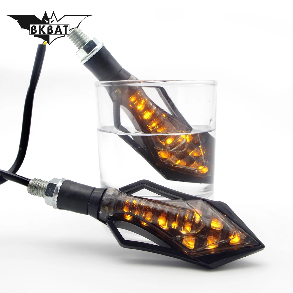 

BKBAT Motorcycle LED Turn Signal Light Direction Indicator For yamaha r1 2015 honda forza faro ktm honda varadero xl1000