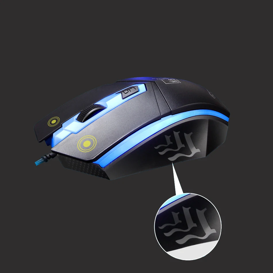 Подвесная цветная Игровая USB клавиатура со светодиодный светильник кой