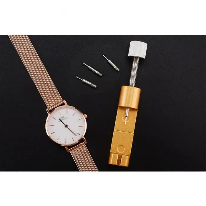 DIY металлический регулятор ремешок для часов браслет Ссылка булавки для удаления Ремонт Инструменты комплект TT@ 88