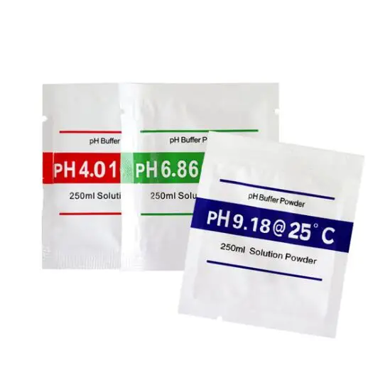 

900pcs/lot PH Buffer Powder 4.01/6.86/9.18 Calibration Solution Powder PH Test Meter Measure 250ml For Each Wholesale