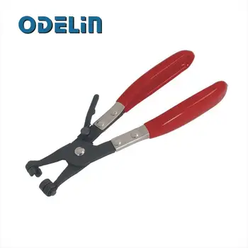 

Professional Flat Band Hose Clamp Plier Repair Tool Handle Swivel Jaw
