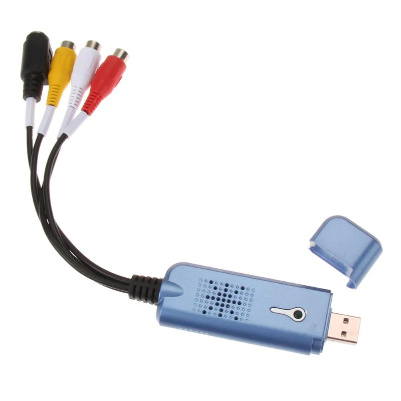 USB 2 0 конвертер аудио видео карта видеозахвата адаптер устройство захвата для WIN7