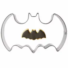 10 шт./лот формочки для печенья в форме Бэтмена из нержавеющей стали для свадебного торта, выпечки животных, формочки для печенья, нож для бисквита, кондитерские инструменты