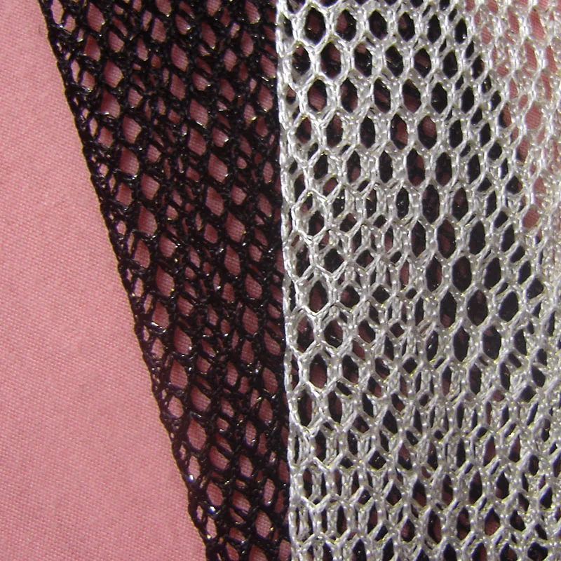 

Newest African Gold line Black Mesh Fabric Openwork Polyester Ivory Net Fabric Summer French Sexy Party Dress Sewing Cloth Tissu