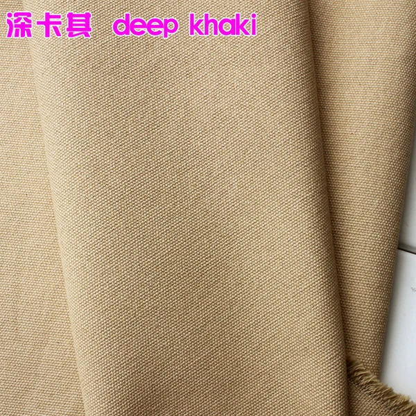 

Thick Canvas Deep Khaki Cotton Duck Fabric Cotton Fabric Canvas Fabric 60" Wide Sold By The Yard Free shipping!