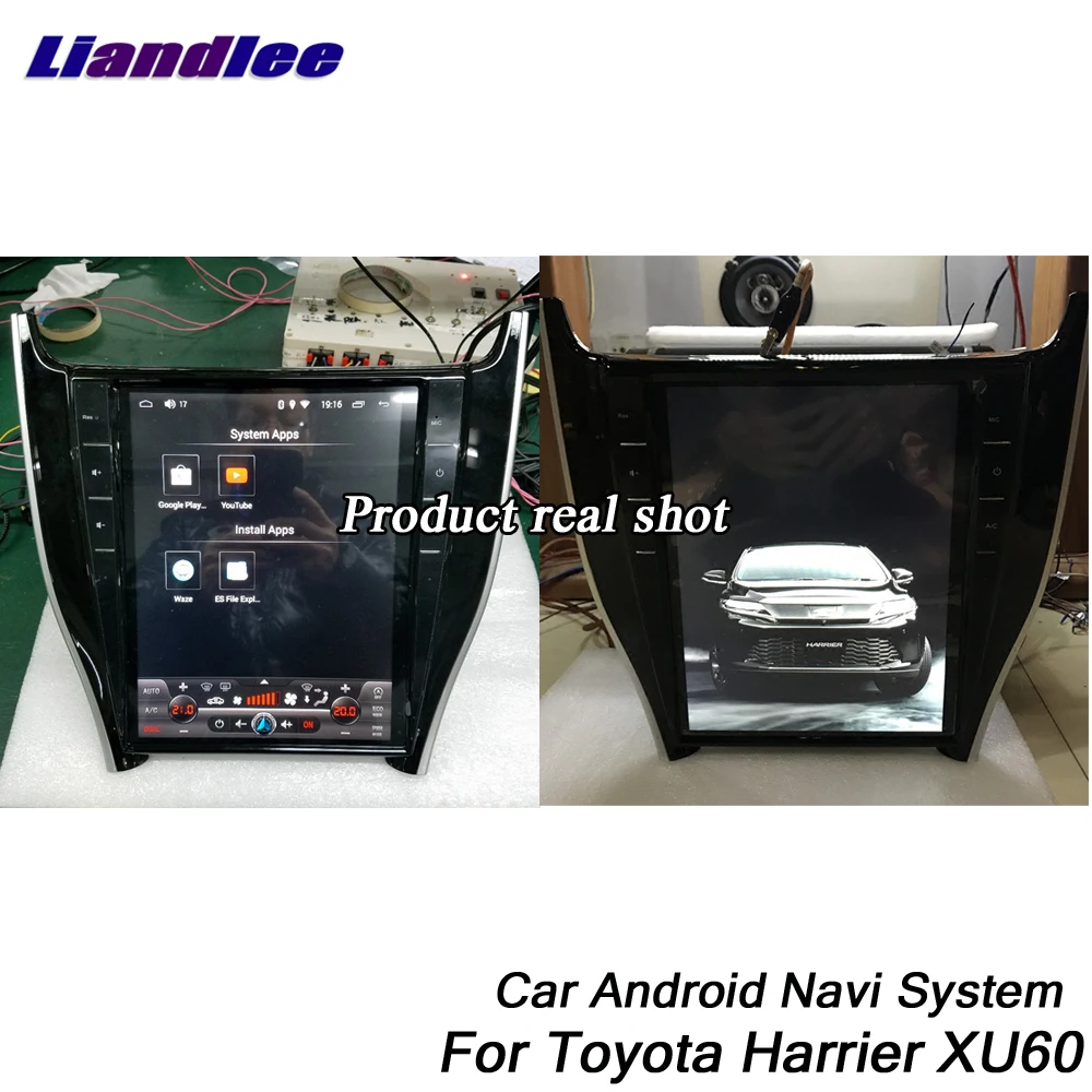 Flash Deal Liandlee Android For Toyota Harrier XU60 2013~2018 Original Tesla Style Radio Carplay GPS BT Wifi Navi MAP Navigation Multimedia 5