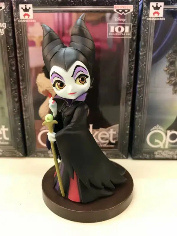 QPosket символов Q Posket Petit злодеи злая queen Maleficent Круэлла де Виль ПВХ фигурку Коллекционная модель игрушки 3 шт./компл