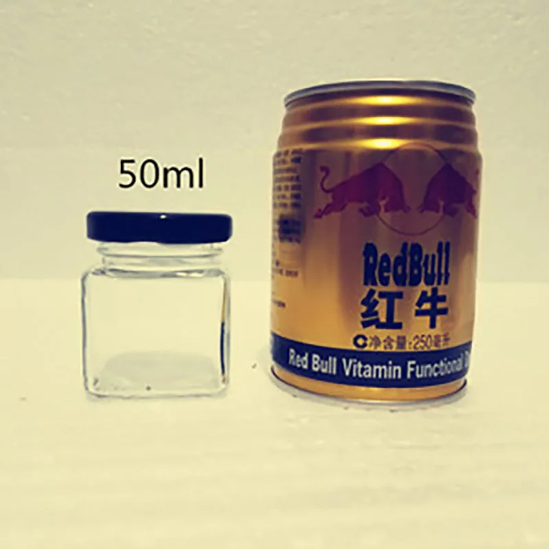 square glass jar 1
