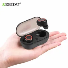 Наушники KEBIDU Bluetooth Молодежные настоящие беспроводные наушники Bluetooth 5,0 TWS Bass гарнитура Hands-free наушники с зарядным устройством