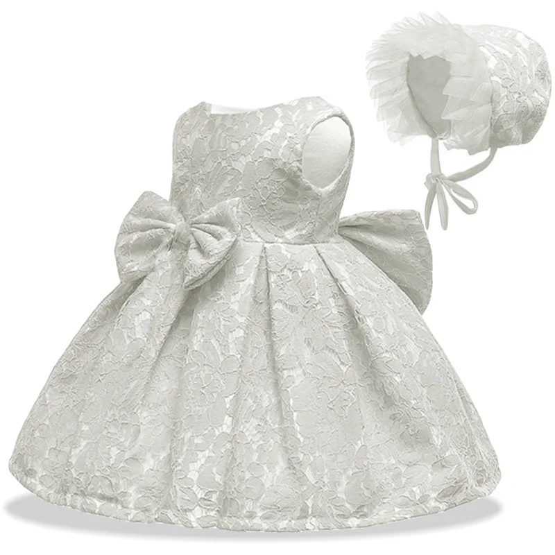 Платье для новорожденных платье для малышки Летнее Детское нарядное платье принцессы для маленьких платье на 1 год девочек платье пышное детское на крестины Платье для первого дня рождения Одежда для новорожденных