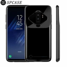 SPCASE 4200/5200 mAh Portable External Battery Cases For Samsung Galaxy S9 S9 Plus Ultra Thin Backup Power Bank Charger Cover