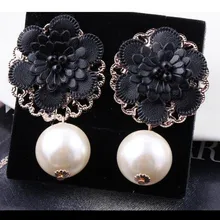 Eh296 flores flores kpop feminino grandes nuevo 2014 joyería brincos boucles d’oreilles bijoux bijouterie stud pendientes para mujeres