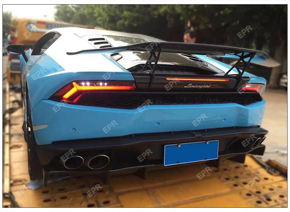 Для Lamborghini Huracan LP610(+) DMC стиль задний диффузор из карбона наборы тела настройки отделкой Интимные аксессуары для Huracan LP610 диффузор