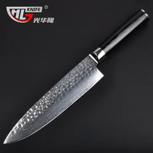 GHL neue VG10 griff damaskus messer 9,5 zoll kochmesser damaskus stahl küchenmesser küchenutensilien kostenloser versand