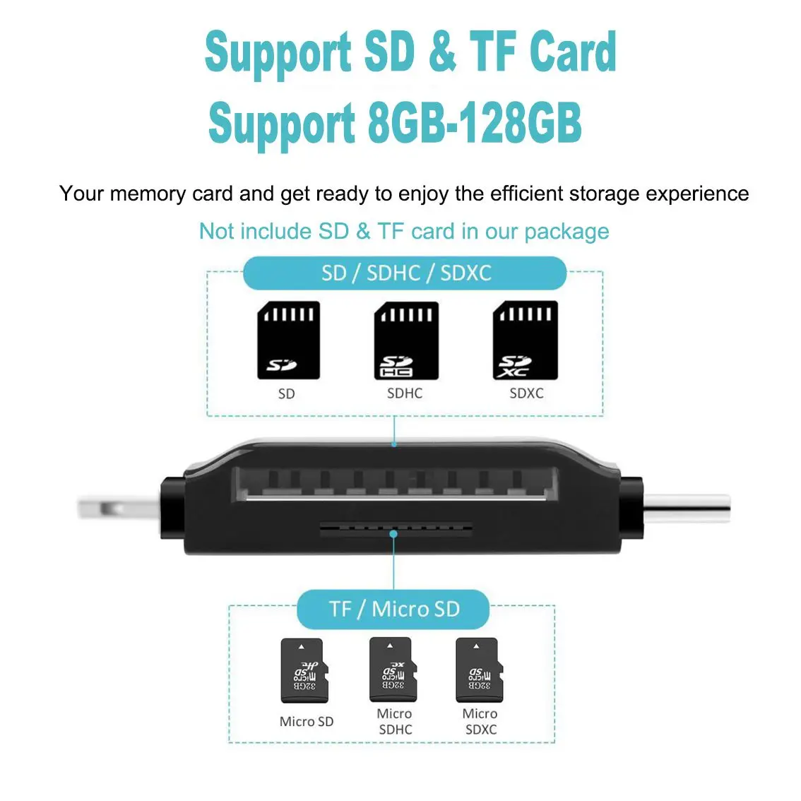 Горячий Тип C Micro-USB 8PIN TF/SD кардридер 5в1 OTG флэш-карта памяти для iPhone iPad samsung MacBook адаптер SD кард-ридер