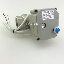 DN15-32 DC24V 2 Way полный диаметр моторизованный шаровой клапан NPT/BSP SS316, 3 проводной Контроль Электрический шаровой клапан CR3-01