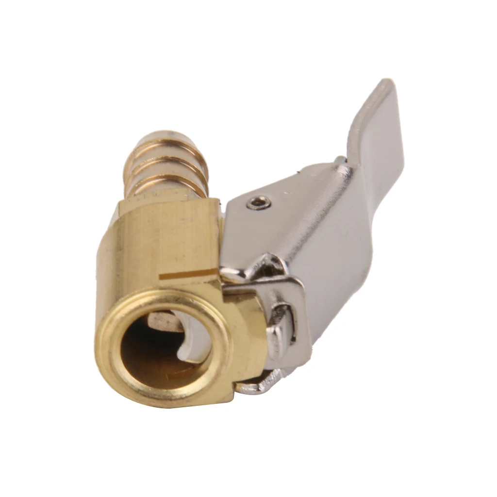 1 Pcs AC-01 Brass 6mm Car Truck Tire Inflator Valve Connector Air Hose Tire Chuck Inflator Auto Compressor Tank Connector