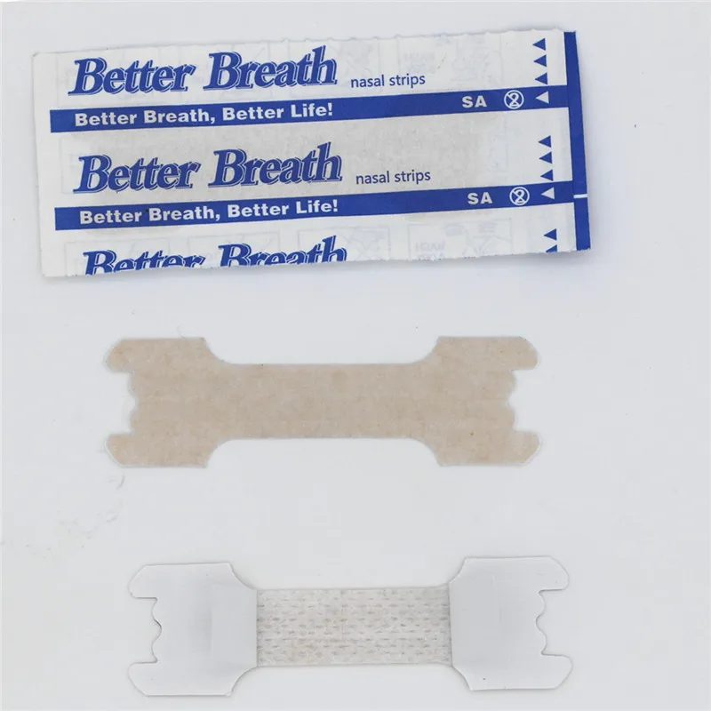 Полоски для носа против храпа 100 шт./лот (66x19 мм)|snore stopper|better breath nasal stripsbreathe right strips |