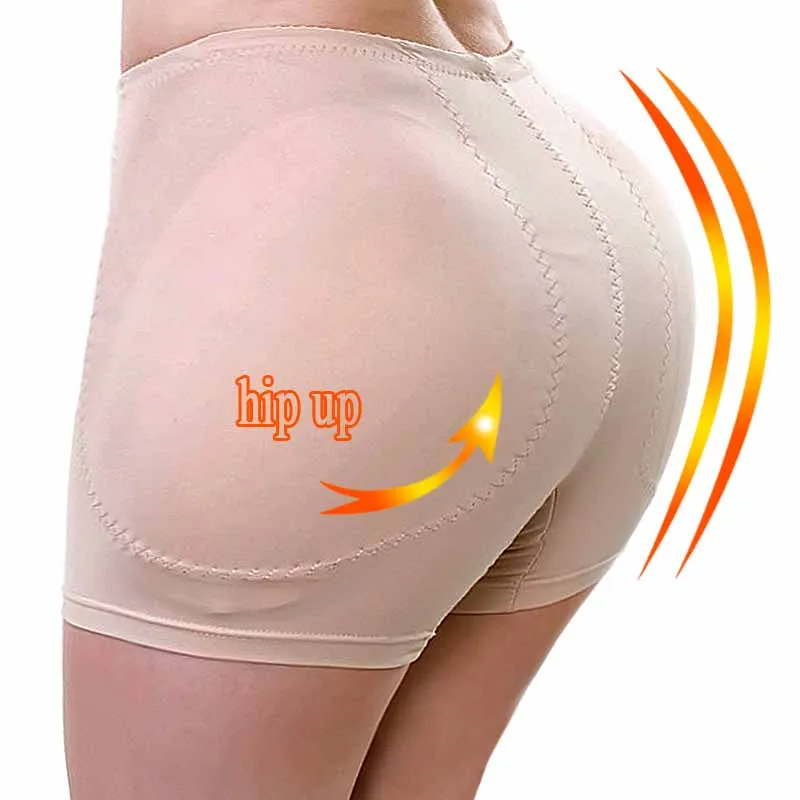 Для женщин Большие размеры прикладом Body Shaper шорты &quotягодицы&quot стойкая краска