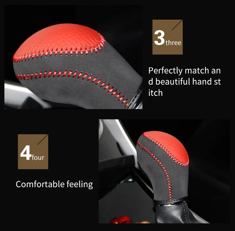 gear shift knob cover For Hyundai Elantra AT case ppc gear stick_09