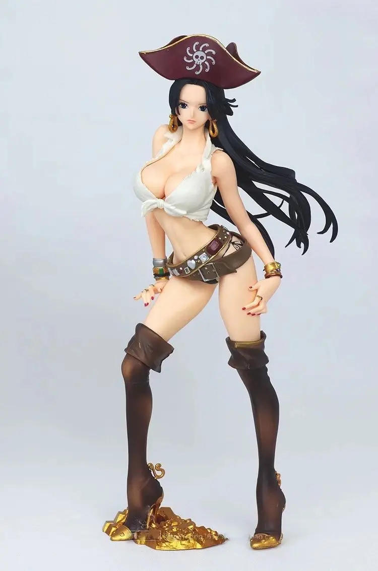 NEW hot 23cm One Piece Sexy Boa Hancock Pirates of the Caribbean collector action figure toys doll Christmas gift