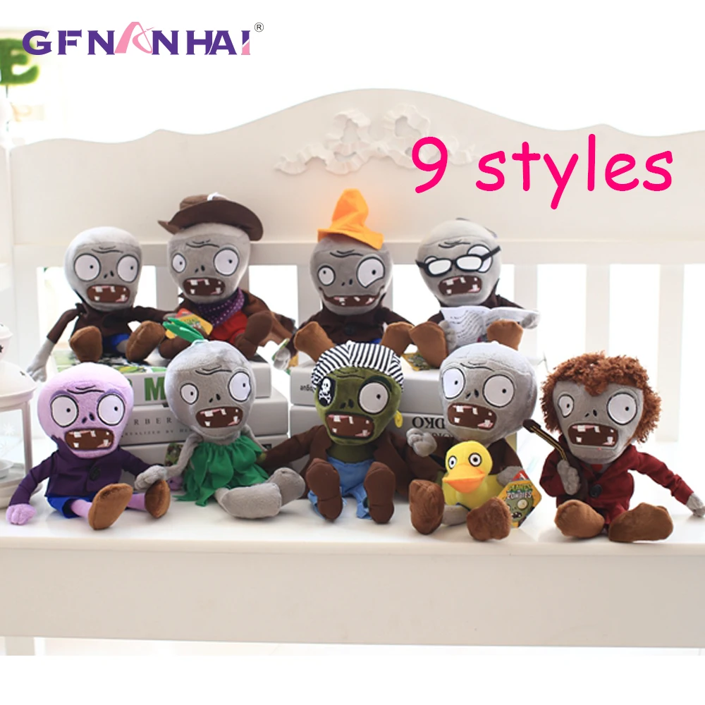 

9 Styles Plants vs Zombies Plush Toys 30cm Plants vs Zombies Soft Stuffed Plush Toys Doll Baby Toy for Kids Gifts Party Toys