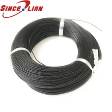 Силиконовый плетеный провод высокотемпературный провод из стекловолокна силиконовой резины огнестойкий Луженый мягкий медный провод 200 градусов