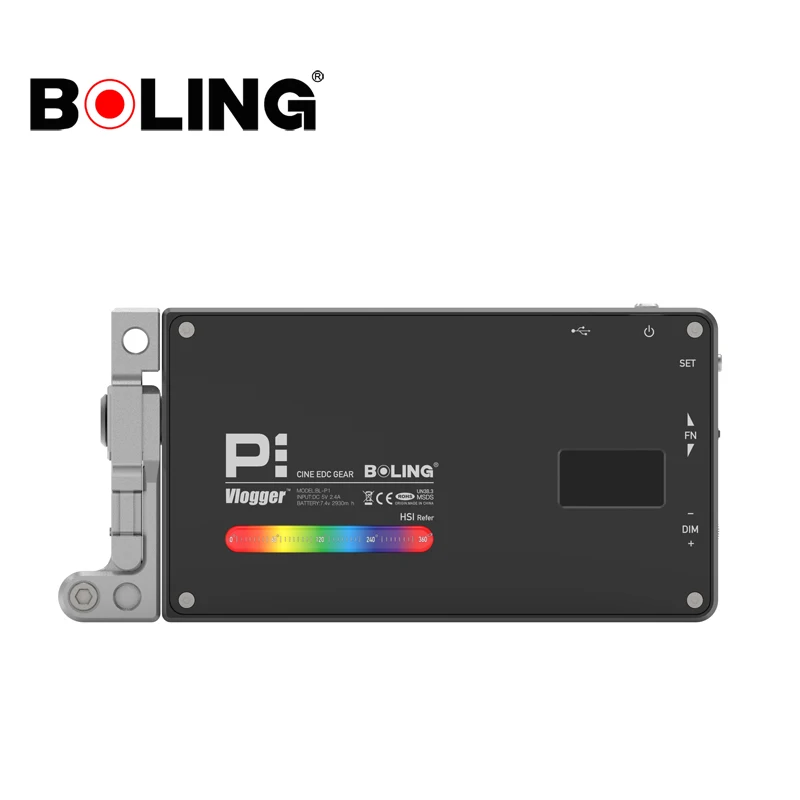 Boling BL P1 RGB LED VIDEO LIGHT Full 0-360 Color CRI96+ With Lithium Battery 2930mAh for Studio Ou - 32967110231