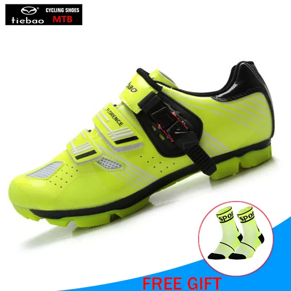 TIEBAO sapato ciclismo mtb велосипедная обувь для верховой езды chaussures vtt homme обувь для горного велосипеда мужские кроссовки Superstar Original Для женщин - Цвет: 1330 green