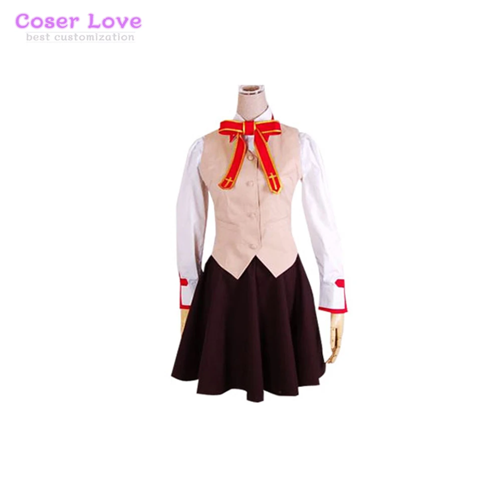 

Fate Stay Night Rin Tohsaka Grils' School Uniform Cosplay Costume Stage Performence Clothes!
