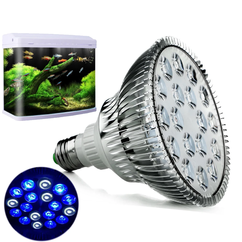 RAYWAY E27 led aquarium light Plant PAR38 Bulb rampe led aquarium Lighting Saltwater Coral Reef