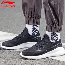 Li-Ning, мужская обувь HEATHER II, классический стиль жизни, светильник, подкладка, носок, как спортивная обувь, кроссовки для фитнеса, AGCN061 YXB204