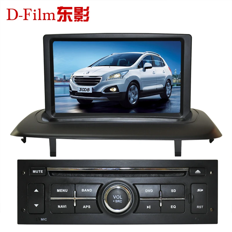 Car GPS Navigation for Peugeot 3008 with Bluetooth Radio DVD Mp3 SP